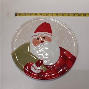Santa plate Hallmark ceramic